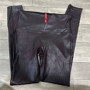 SPANX Faux Leather Leggings
